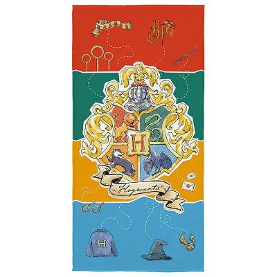 Toalha Aveludada Infantil Harry Potter 70x140CM 55% Algodão 45% Poliéster 280g-m² Lepper