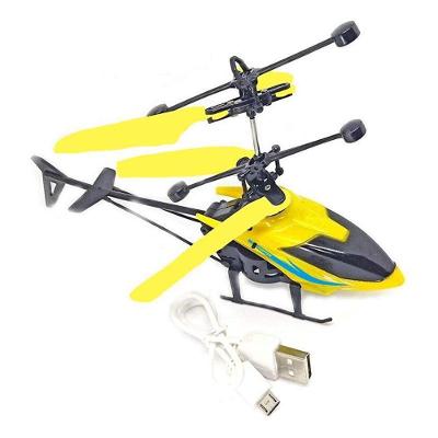 Brinquedo Helicóptero Drone Voa com Luz e Aproximação Infravermelha com Sensor de Mão Transparente