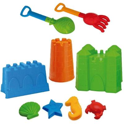 Kit de Brinquedos de Praia 423 com Castelo e Torre para Brincar na Areia Usual Plastic Utilidades