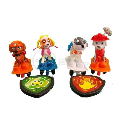 Kit 5 Bonecos Patrulha Canina com 4 Skate para Brincar e Colecionar Smart Bracelet