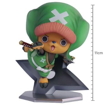 Figura de Coleção Portrait.of.pirates "Warriors Alliance" Chopperemon One Piece Verde Megahouse