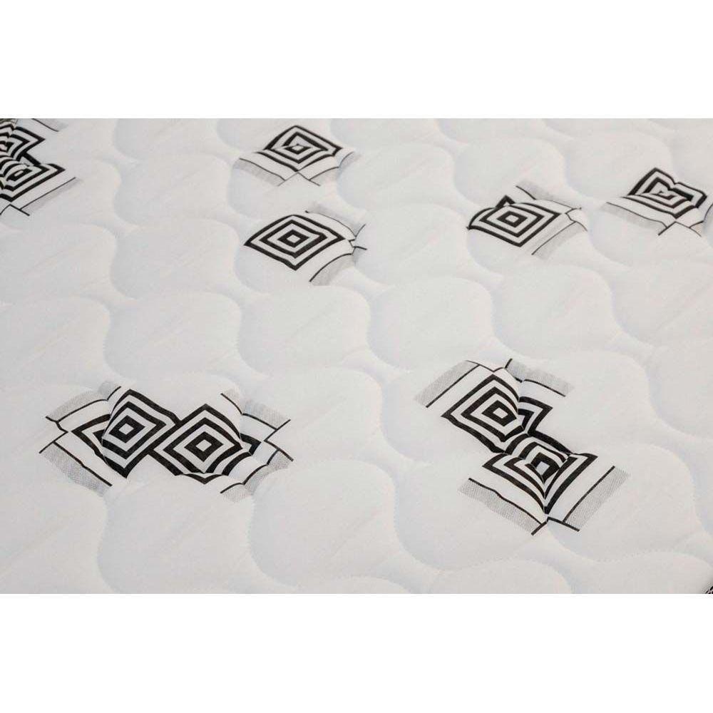 Cama Box Queen: Colchão Espuma D45 Ortobom Light Ortopilow + Base CRC Suede Black(158x198) - 6