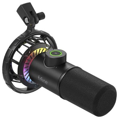 Microfone K658 com Som Claro, Nítido e Baixo Ruído Preto Fifine Official