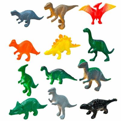 Mini Figuras AKT4360 com 12 Animais Jurássicos Que Estimulam Imaginação e Habilidades Motoras Ark