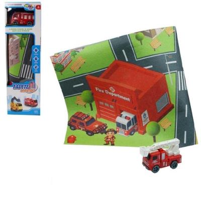 Tapete Infantil Pista Corrida Divertido Hot Whells Cidade Tatame Educativo com Construção Robusta