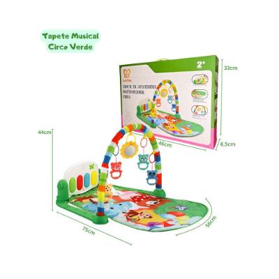 Tapete de Atividades Musical Tapete Musical Circo com Piano Interativo Verde OEM
