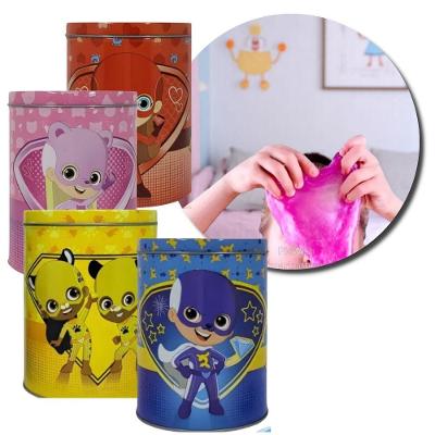Slime Latão Mega Bolha Super Slime Textura Macia Elástico Rosa, Vermelho, Amarelo, Azul Fullcommerce