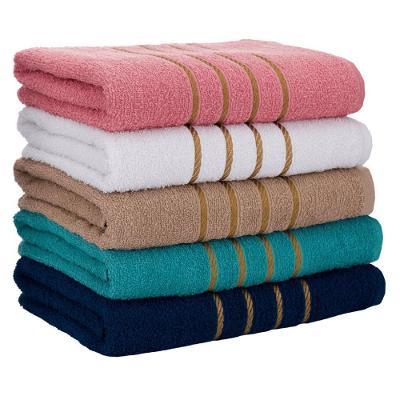 Jogo 5 Toalhas De Banho Barcelona Banhão 70 X 130 Beka Alta Absorção