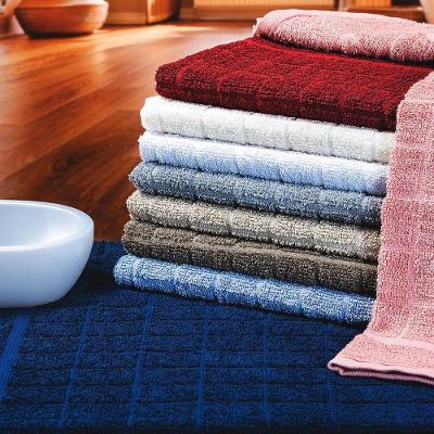 Kit Toalha de Piso para Banheiro Linha Geométrico 100% Algodão 44CM X 65CM 5 Peças Sortido Margex
