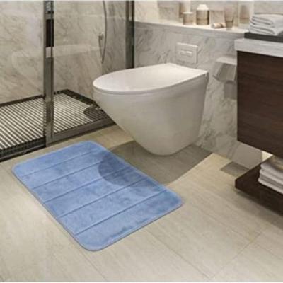Tapete de Banheiro Super Soft Antiderrapante 60CM X 40CM Azul OEM