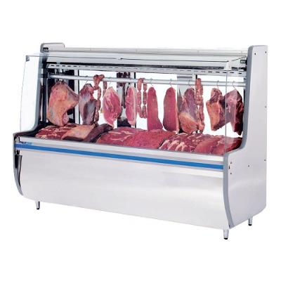 Balcão De Carnes Com Gancheira 2mt Polofrio 110V 1005 Faixa Frontal Azul