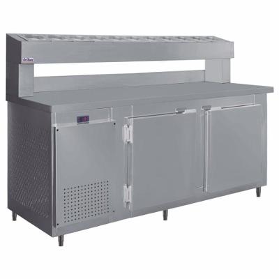 Balcão Condimentado 2 Portas 500 Litros RF041 Inox Frilux 110V