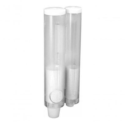 Dispenser Combinado para Copos de Café e Água A36 para 50ml e 180-200ml Branco Higipack