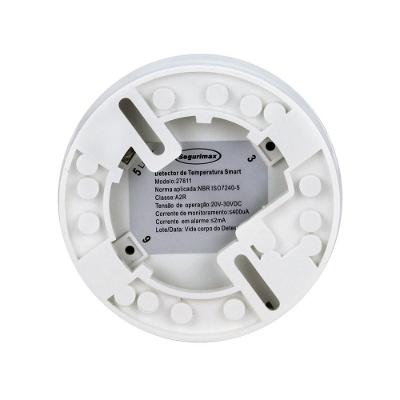 Detector de Temperatura Segurimax Enderecavel Endereçável Classe A2R Branco Segurimax