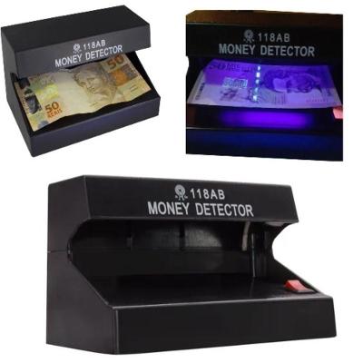 Detector de Notas Falsas Detector de Dinheiro UV Luz Negra Bivolt 4W Preto Yeet
