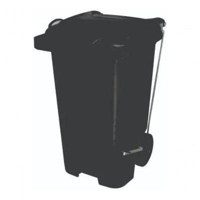 Contêiner Lixeira Plástico Injetado 240 l com Rodas e Pedal Metálico Verde Higipack