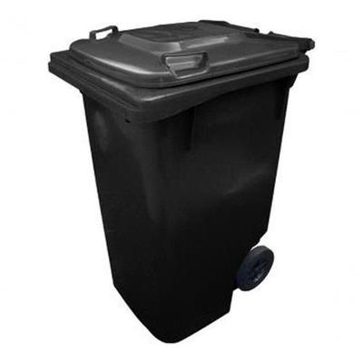 Contentor Plástico C120p 120L com Tampa Lixeira Tipo Gari Verde Higipack