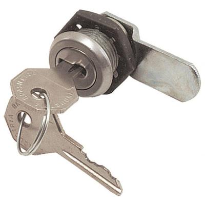 Cilindro de Porta [F103] com Chave e Lingueta Dobrada para Linha Agrícola, Baú, Cabine e Ônibus