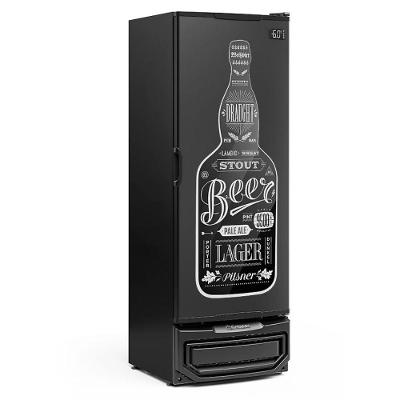 Cervejeira Vertical 410 Litros Gcb40 Preto Gelopar 110V