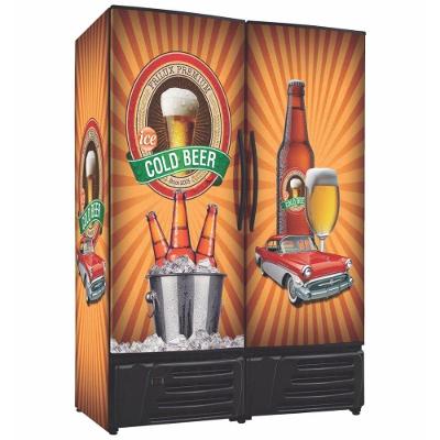 Cervejeira 2 Portas Cegas Adesivadas 1200 Litros RF019 Premium Frilux 220V