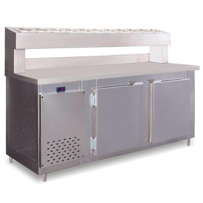 Balcão Condimentado 3 Portas 720 Litros RF045 Inox Frilux 220V
