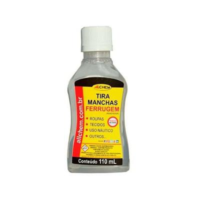 Removedor de Manchas de Ferrugem Tira Manchas Ferrugem 110ML para Tecidos e Superfícies Metálicas