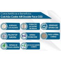 Cama Box Solteiro: Colchão Espuma Castor D33 Black e White + Base CRC Suede Brown(88x188) - 3