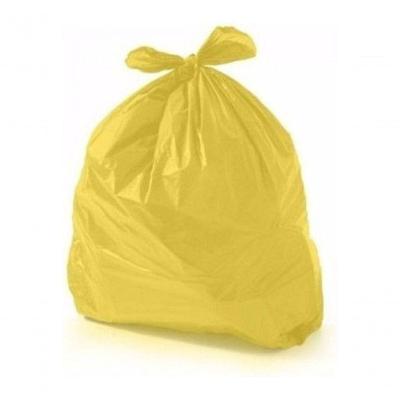 Saco para Lixo Saco Amarelo para 100 Litros Coleta Seletiva Pacote 100 Unidades Amarelo Higipack