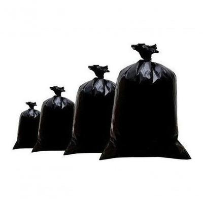 Saco para Lixo 40 Litros Fino Pacote C-100 Unidades com Maior Resistência Preto Higipack