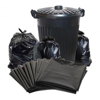 Saco para Lixo 30 Litros com 100 Unidades Resistente Preto Higipack