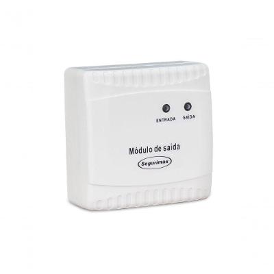 Módulo de Saída Endereçável Módulo Saída Segurimax Enderesável com LED Vermelho e Contatos 2A 24VDC