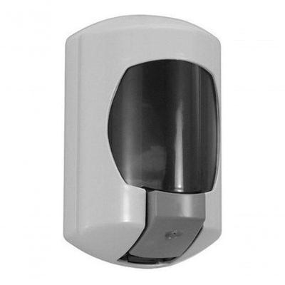 Saboneteira em ABS com Reservatorio em Policarbonato 900 ml com Visor Fumê Branco Higipack