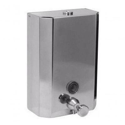 Saboneteira J16 2L em Aço Inox AISI 304 com Fechadura e Visor Transparente Inox Higipack