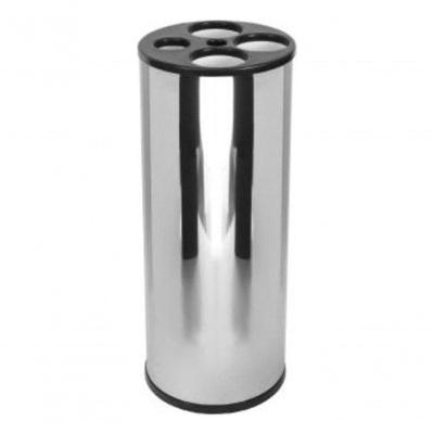 Lixeira para Copos Descartáveis Lixeira Copo Descartável Inox + Dispenser Copo água-café 22L Inox
