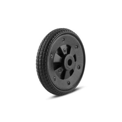 Roda para Carrinho 207x55 PVC Expandido sem Câmara 1-2'' Alta Resistência Preto Roma
