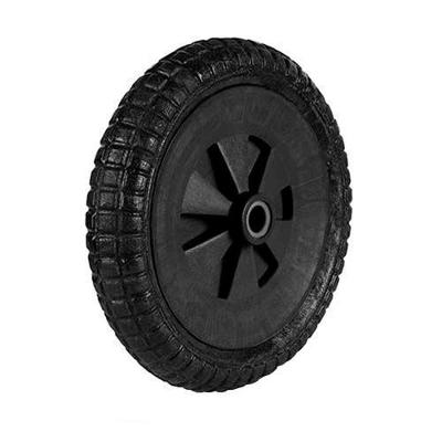 Roda para Carrinho de Mão 325X65MM sem Câmara Furo 1 com Pneu Maciço PP Roma