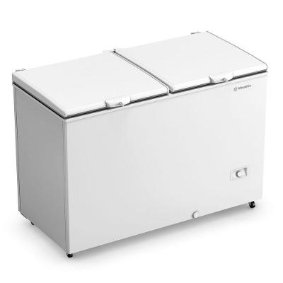 Freezer Horizontal Dupla Ação 2 Tampas 417l Da420if Branco Metalfrio Bivolt