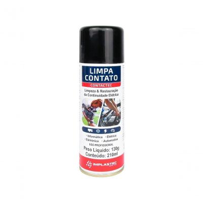 Limpa Contato Contactec para Limpeza Instantânea em Circuitos Desenergizados 130G-210ML Implastec