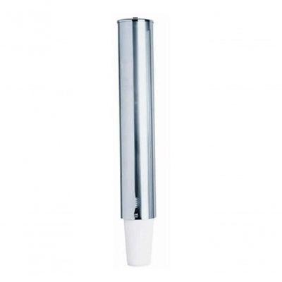 Suporte para Copo Descartável Inox Chopp 300ml com Tampa e Fixação Parede Higipack