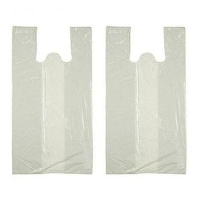 Sacola Plástica Reciclada Sacola Branca Reciclada 30x40 Pacote 5 kg Reforçada Branco Higipack