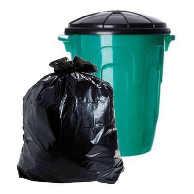 Saco para Lixo Saco Lixo Preto 200 Litros Reforçado Pacote Aproximado 35 Unidades Higipack