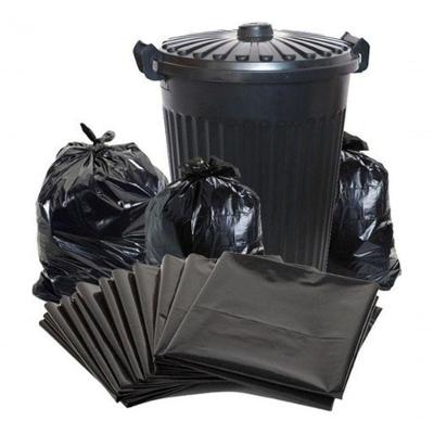 Saco para Lixo 30 Litros com 100 Unidades Alta Resistência Preto Higipack