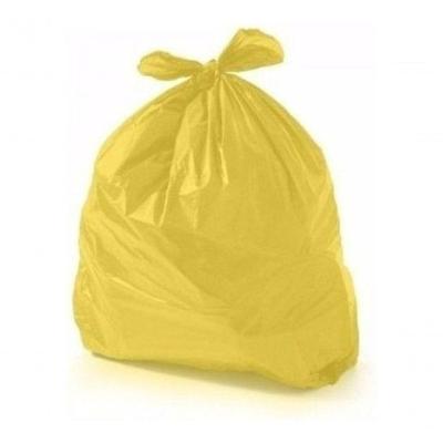 Saco para Lixo Saco Amarelo para Lixo 20 Litros 100 Unds Coleta Seletiva PEBD 100% Reciclado