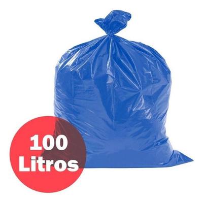 Saco de Lixo para Coleta Seletiva 100 l Alta Resistência Amarelo Azul Verde Vermelho Higipack