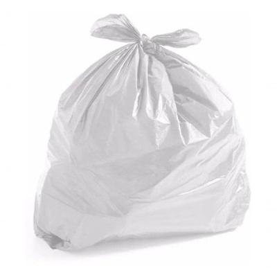 Saco de Lixo 200 Litros para Resíduos Domésticos 100UN Branco Higipack