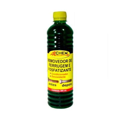 Removedor de Ferrugem e Fosfatizante 500ml Tratamento de Metais Ferrosos Allchem