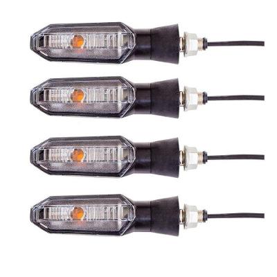Kit Pisca de LED Dianteiro e Traseiro 11259E-11258E Compatível com CB 250 Twister XRE 300 Titan Fan
