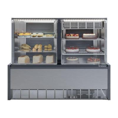 Vitrine Neutra-fria Evaporador Vidro Reto Grna140r Inox Gelopar 110V
