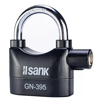 Cadeado com Alarme Forma Estilo Curto Antifurto 110 Db Preto Prova de Água para Moto Bicicleta