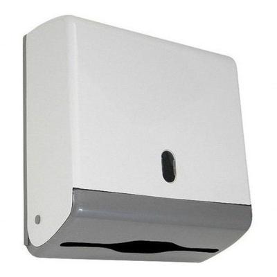 Toalheiro para Papel Interfolha Junior N15 2 Ou 3 Dobras com Visor Transparente Branco Higipack